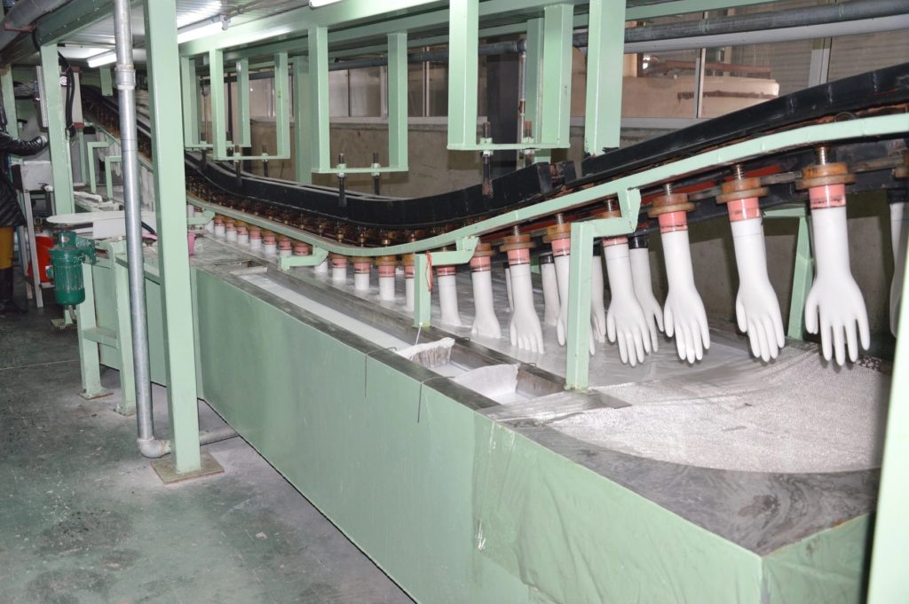 Disposable Vinyl Glove Dipping Production Line 6