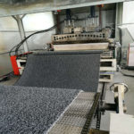 PVC Double Color Coil Floor Mat Production Line 5